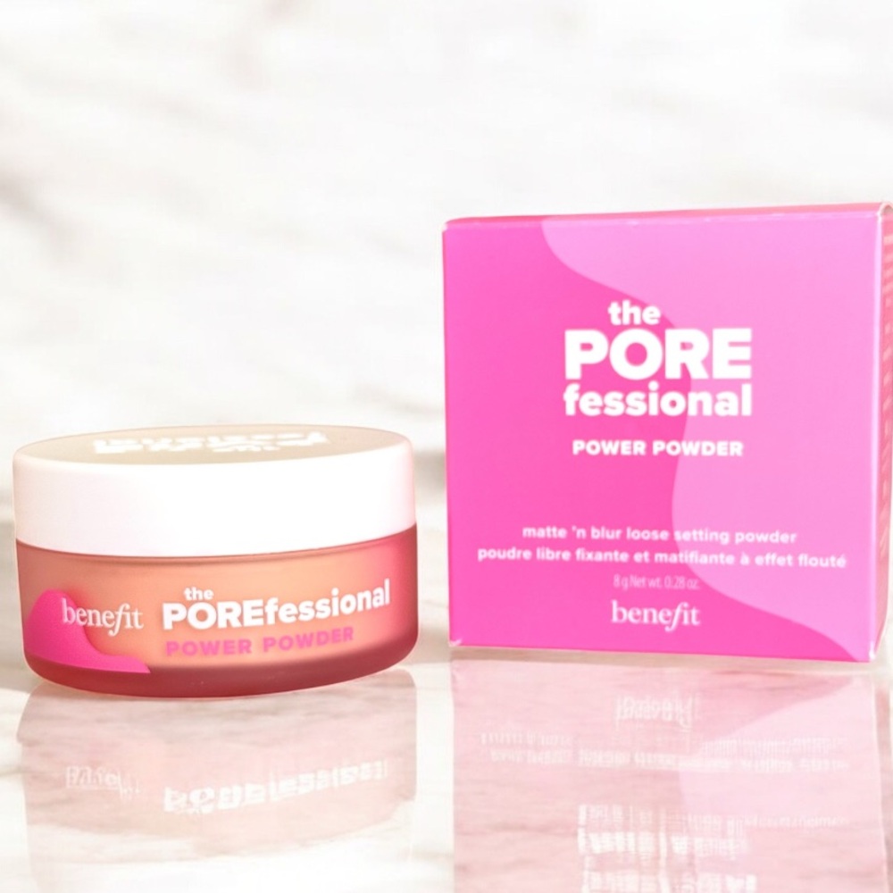 Benefit POREfessional Power Powder Matte 'n Blur Setting Powder FULL SIZE 0.28oz